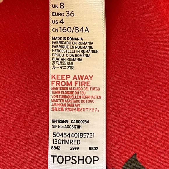 Topshop Felicity Floral Front Tie Blouse - Picture 12 of 12